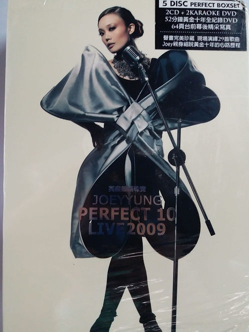 Joey Yung Perfect 10 Live 2009(2 CD + 2 Karaoke DVD + Documentary DVD)